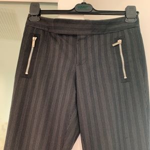 ARMANI EXCHANCE STRIPED CROPPED PANTS